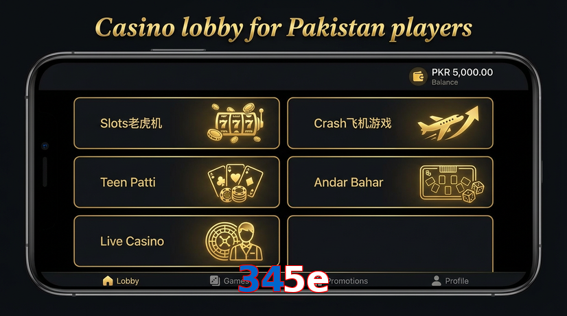 Lobby view of 345E for Pakistan users